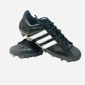 New Adidas Men's Superstar 2G  TRX Cleats Shoe Size 15 Black